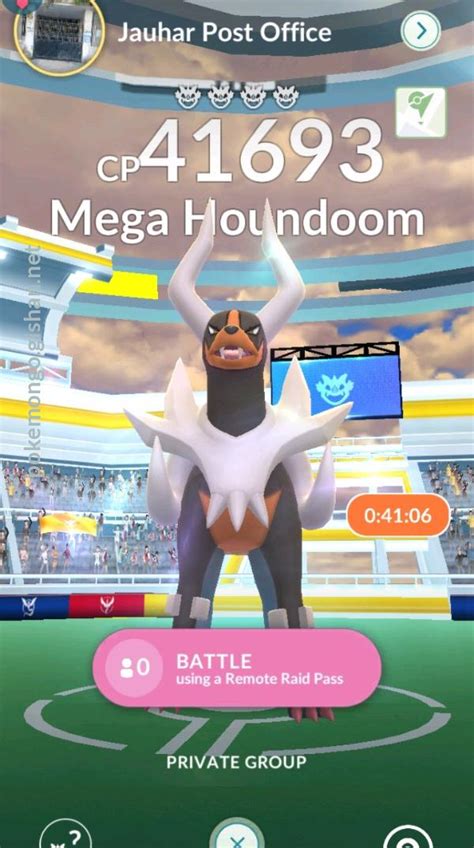 Houndoom Raid Boss .